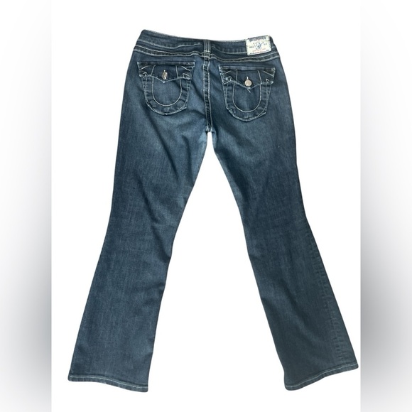 Ladies True Religion High Rise Dark Wash Jeans Size 31 - Picture 3 of 6